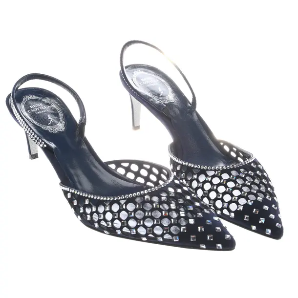 Slingbacks in Blau, , René Caovilla