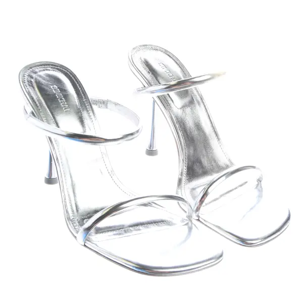 Heeled Sandals in Metallic, , Jonathan Simkhai