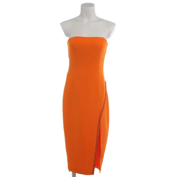 Cocktail Dress in Orange, Polyester, self-portrait