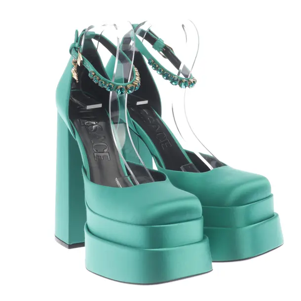 Pumps in Green, , Versace
