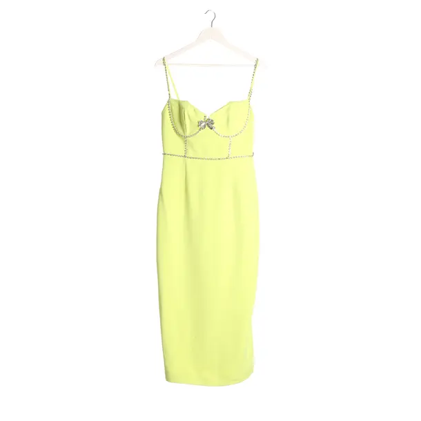 Cocktail Dress in Green, Polyester, self-portrait