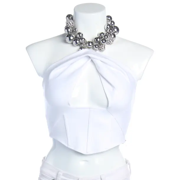 Top in White, Viscose, Area