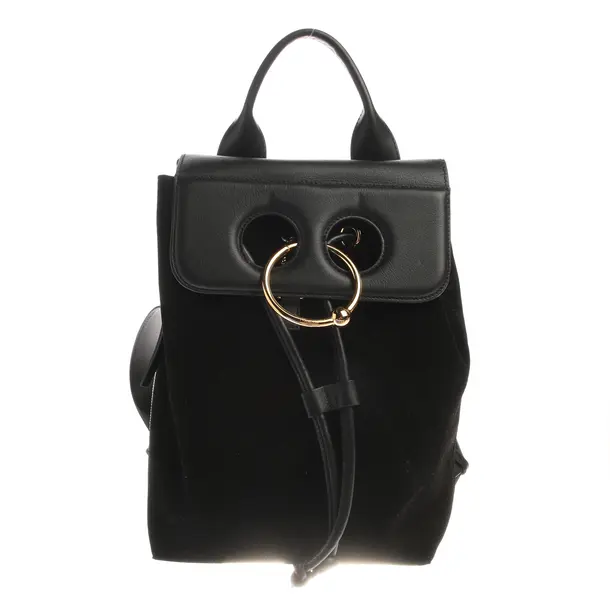 Rucksack in Schwarz, Leder, JW Anderson