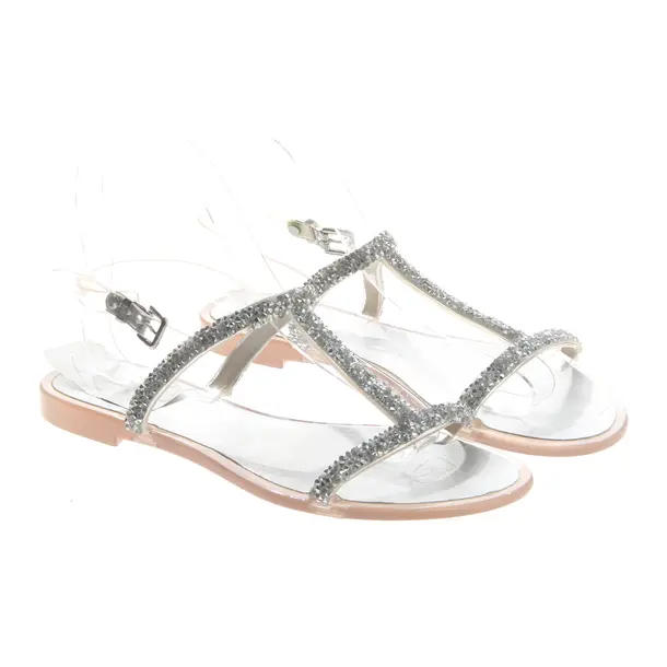 Sandalen, in Grau, Stuart Weitzman