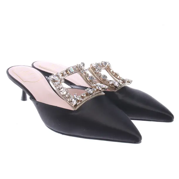 Mules in Black, , Roger Vivier