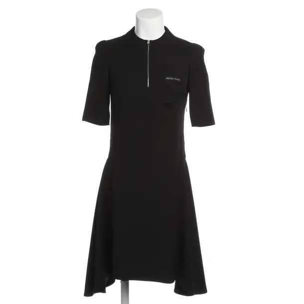 Kleid in Schwarz, Polyester, Prada