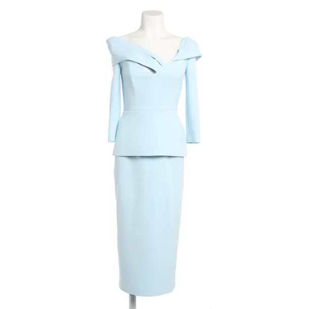 Cocktailkleid, in Hellblau, Polyester, Safiyaa