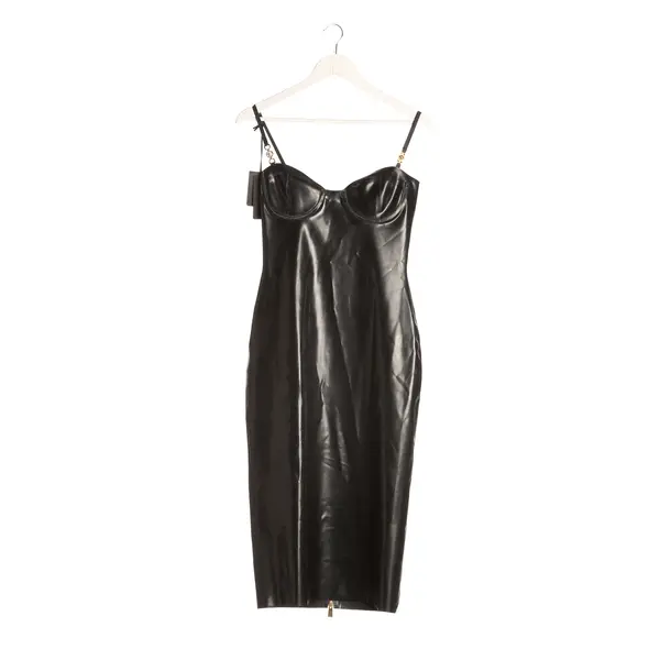 Cocktailkleid in Schwarz, Latex, Versace