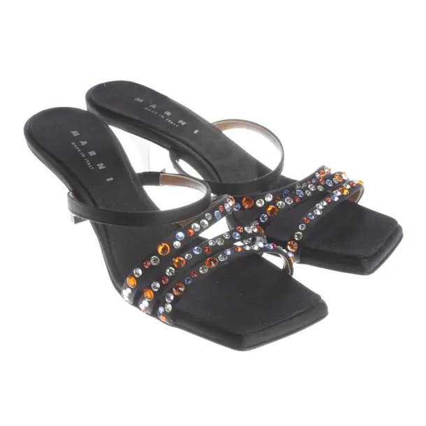 Heeled Sandals, in Black, Marni