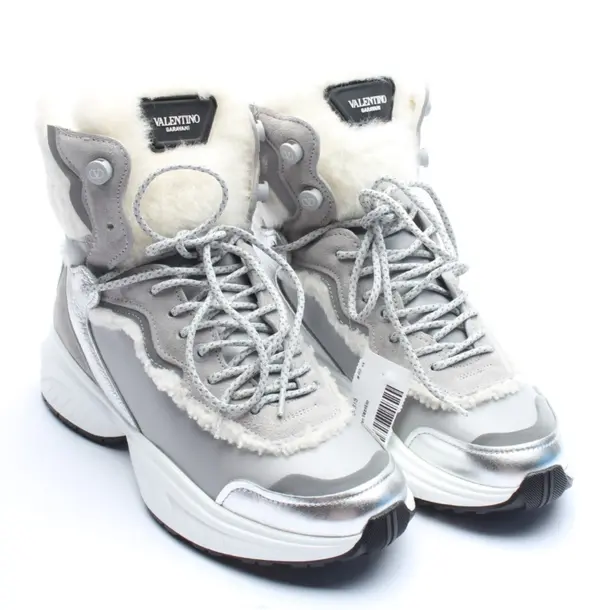 Winter Boots in Gray, , Valentino