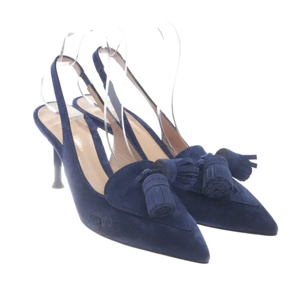 Pumps in Blau, , Gianvito Rossi