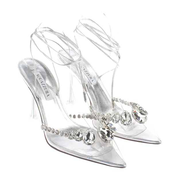 Décolleté, in argento, Aquazzura