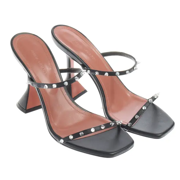 Sandaletten, in Schwarz, Amina Muaddi