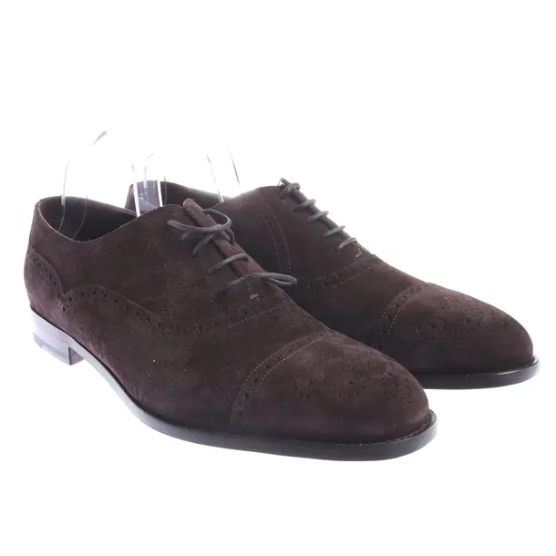 Lace Up Shoes in Brown, , Manolo Blahnik