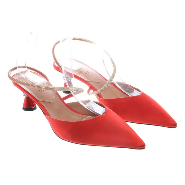 Slingbacks in Red, , D'Accori