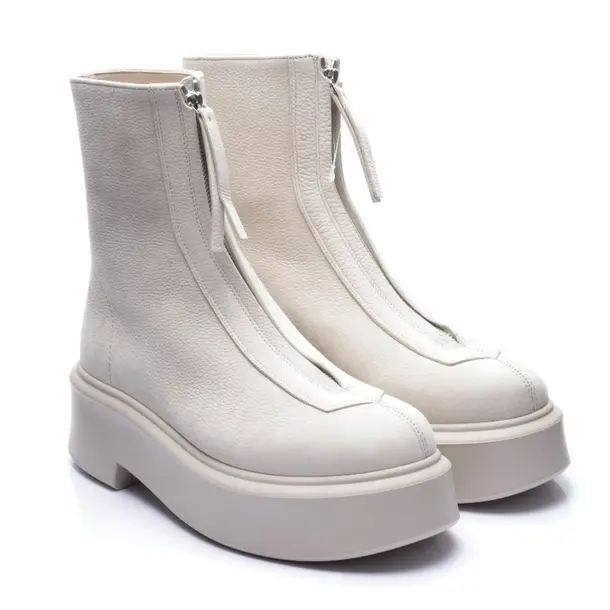 Ankle Boots in White, , The Row