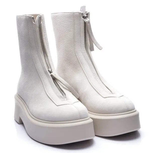 Stiefeletten in Weiß, , The Row