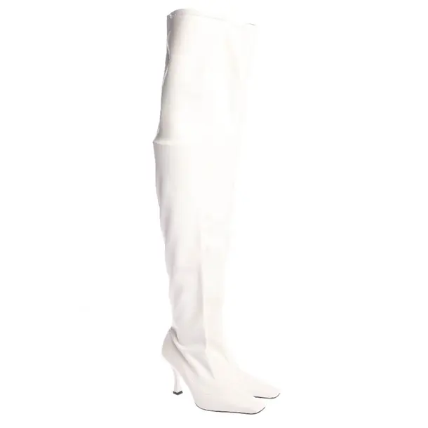 Overkneestiefel in Weiß, , Proenza Schouler