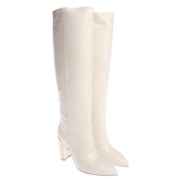 Boots in White, , Paris Texas