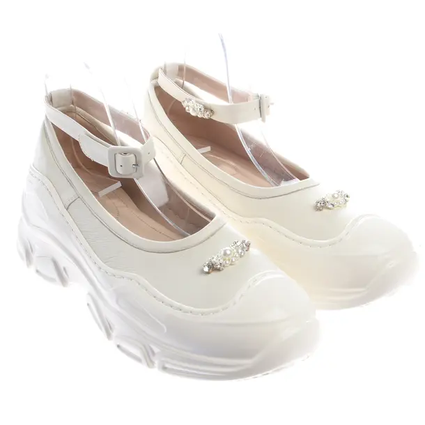 Flats in White, , Simone Rocha