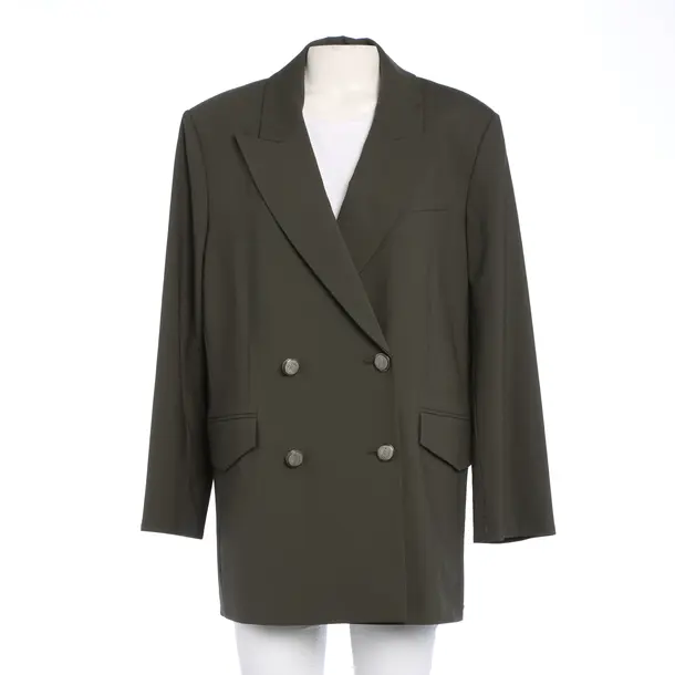 Blazer in Green, Wool, Veronica Beard
