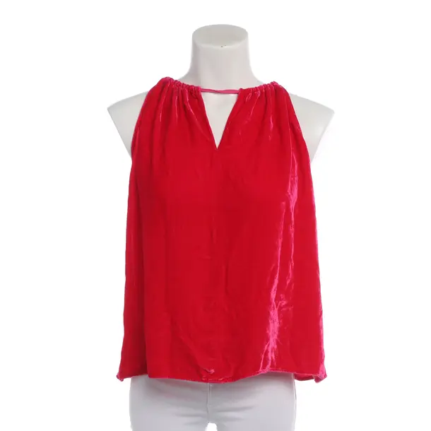 Top in Pink, Viscose, Velvet by Graham and Spencer