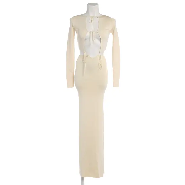Cocktail Dress in White, Viscose, Aya Muse