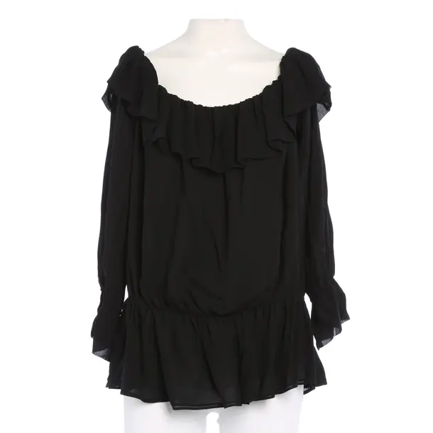 Bluse in Schwarz, Seide, Céline