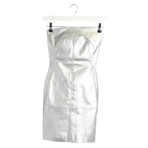 Cocktailkleid in Metallic, Baumwolle, Rick Owens