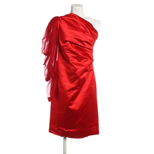 Cocktail Dress, in Red, Cotton, Dries van Noten