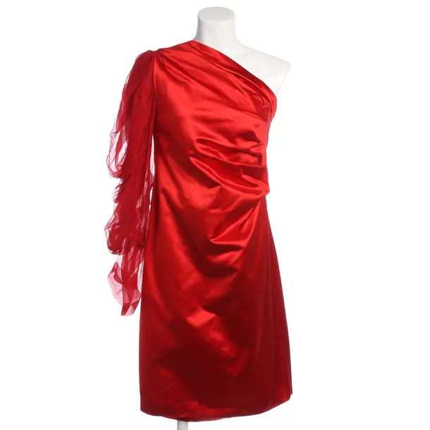 Cocktailkleid in Rot, Baumwolle, Dries van Noten