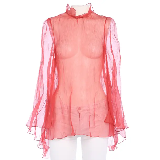 Bluse in Rot, Seide, Max Mara