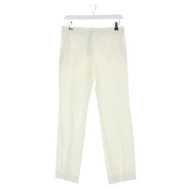 Pants, in White, Cotton, Max Mara