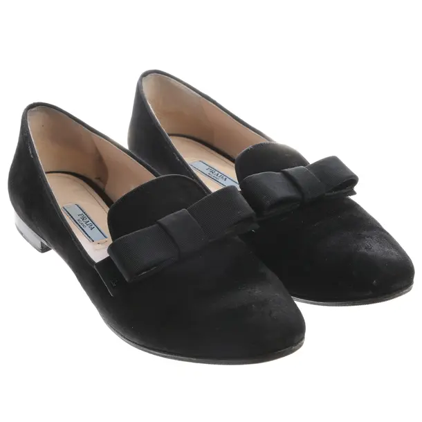 Ballerinas in Schwarz, , Prada