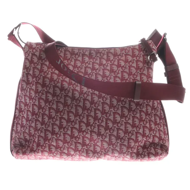 Shoulder Bag in Red, Polyester, Dior