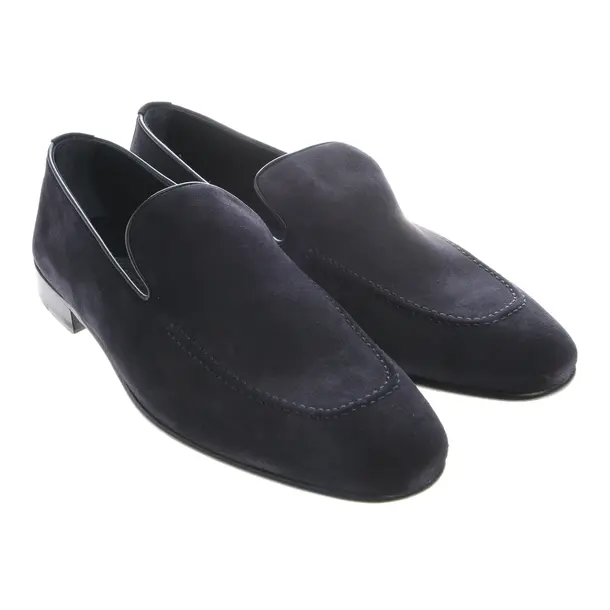 Loafers in Blau, , Manolo Blahnik