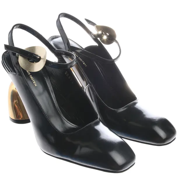 Slingbacks in Black, , Dries van Noten