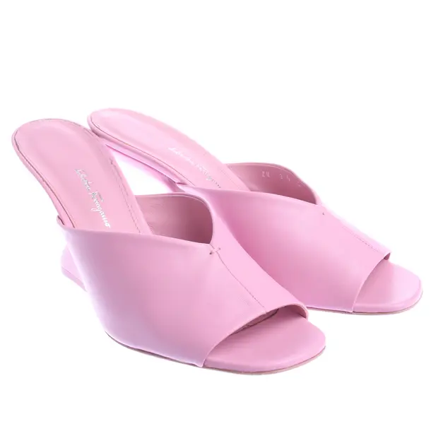 Heeled Sandals in Pink, , Salvatore Ferragamo