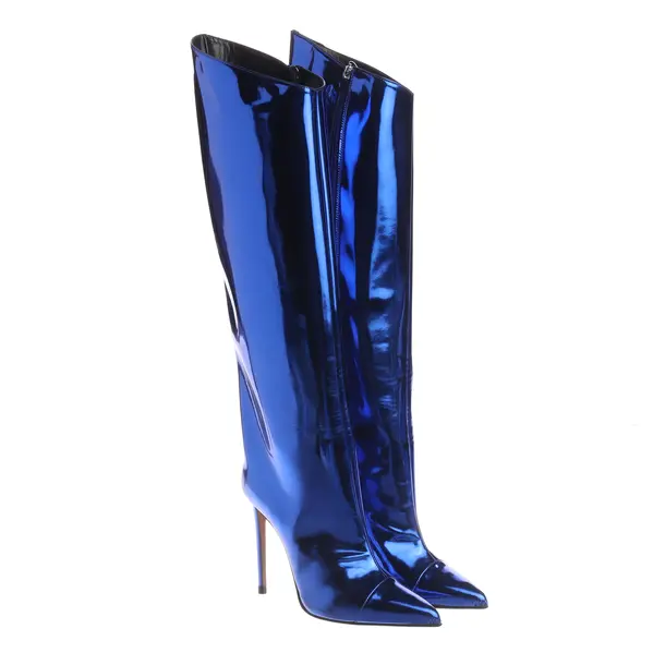 Stiefel, in Blau, Alexandre Vauthier