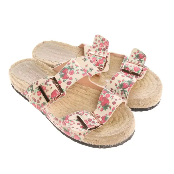 Sandalen in Mehrfarbig, , LoveShackFancy