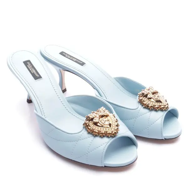 Sandali, in Azzurro, Dolce e Gabbana