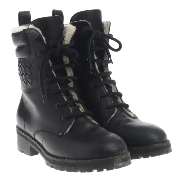 Boots, in Schwarz, Bottega Veneta