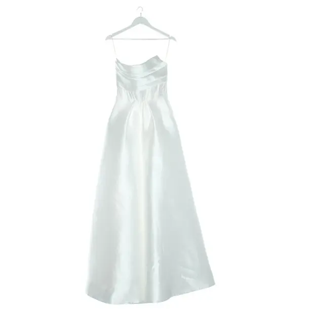 Wedding Dress in White, Polyester, Alex Perry