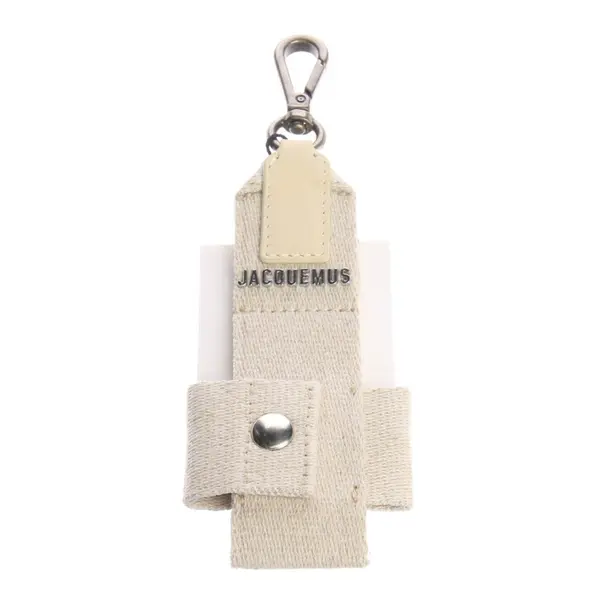 Airpod Case in White, Cotton, Jacquemus