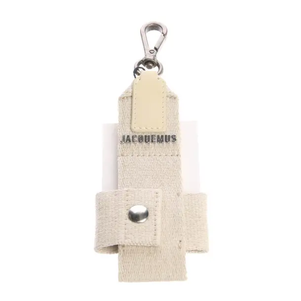 Custodia Airpod, in Beige, Cotone, Jacquemus
