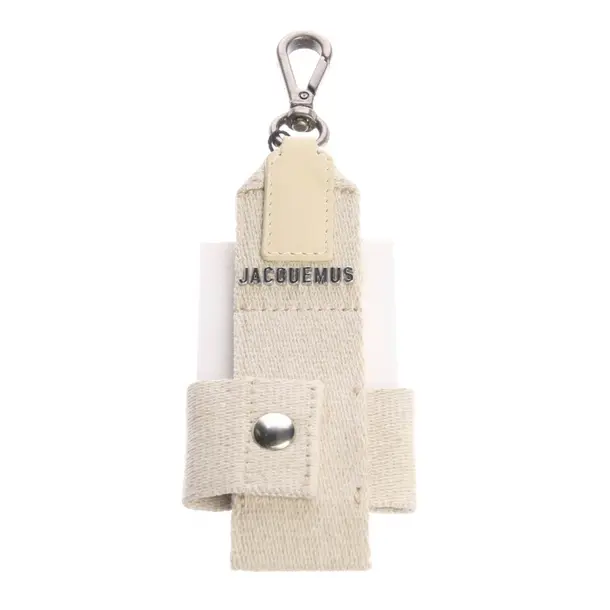 Airpod Case in White, Cotton, Jacquemus