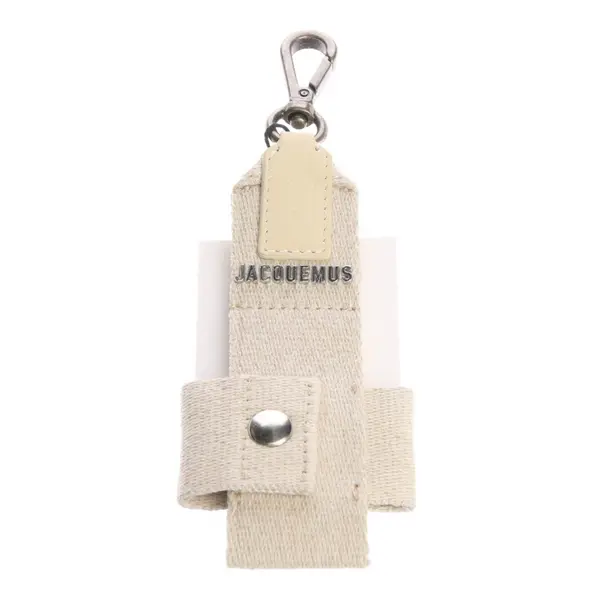 Airpod Case in White, Cotton, Jacquemus