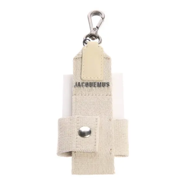 Airpod Case in White, Cotton, Jacquemus