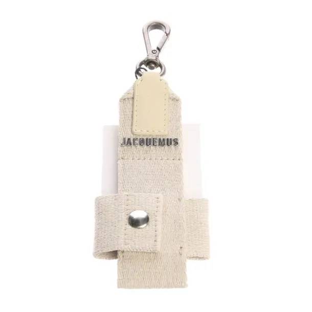 Custodia Airpod, in Beige, Cotone, Jacquemus