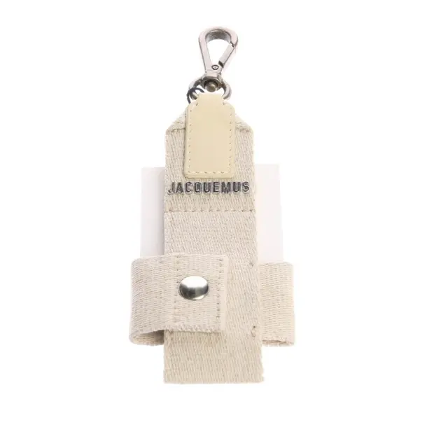 Airpod Case in Weiß, Baumwolle, Jacquemus